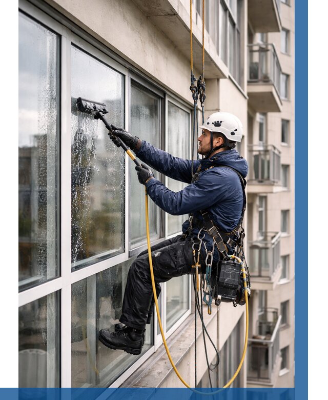 Мойка балконного остекления в Городце от 3543 р. | ВЫСОТНИК-Грд