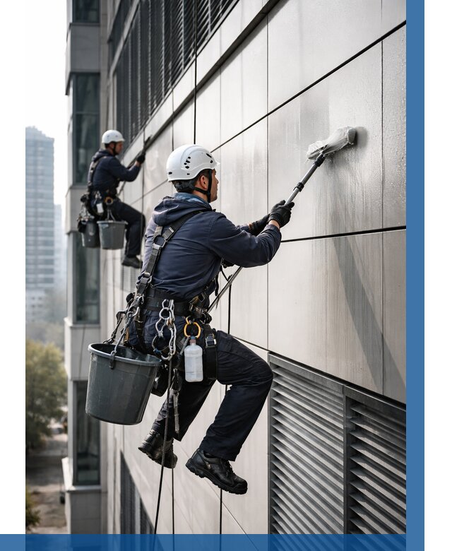 Мойка вентилируемого фасада в Городце от 253 р. | ВЫСОТНИК-Грд