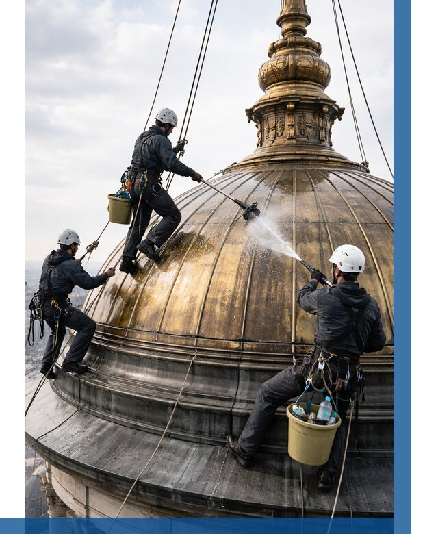 Мойка куполов и шпилей в Городце от 8098 р. - заказать | ВЫСОТНИК-Грд