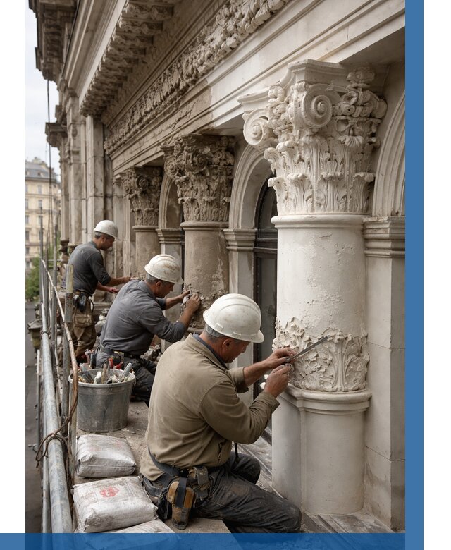 Реставрация фасадной лепнины в Городце от 2531 р. | ВЫСОТНИК-Грд