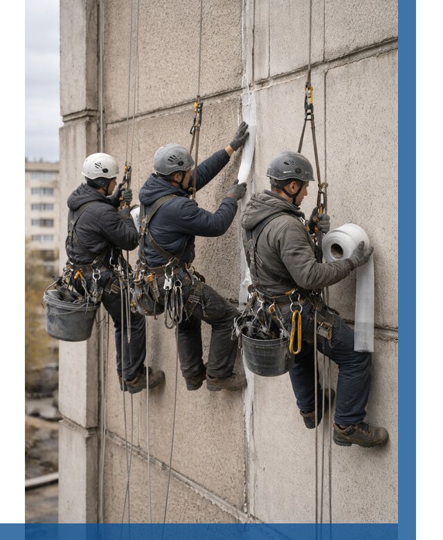 Ремонт межпанельных швов в Городце от 759 р. | ВЫСОТНИК-Грд