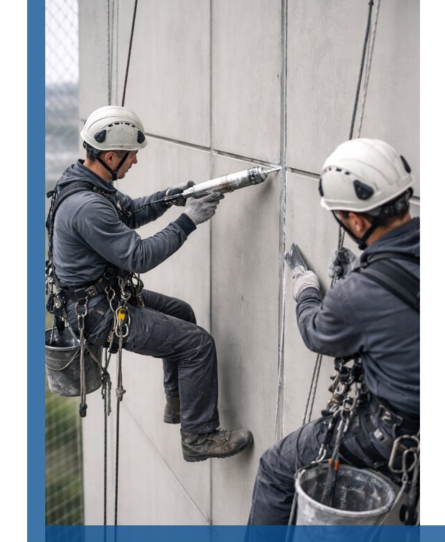 Первичная герметизация швов фасадов и кровель в Городце