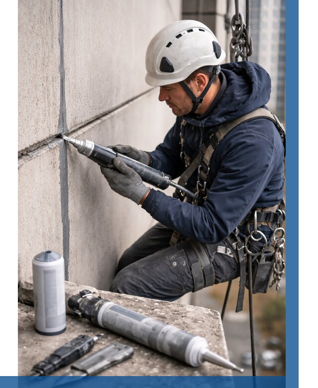 Вторичная герметизация швов в Городце от 456 р. | ВЫСОТНИК-Грд