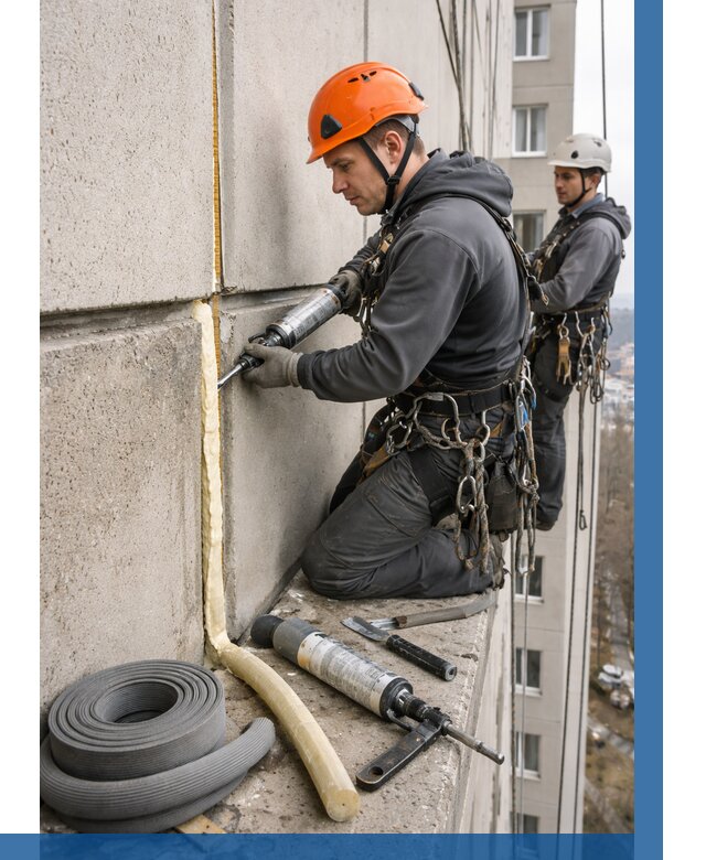 Теплый шов межпанельные швы в Городце от 709 р. | ВЫСОТНИК-Грд