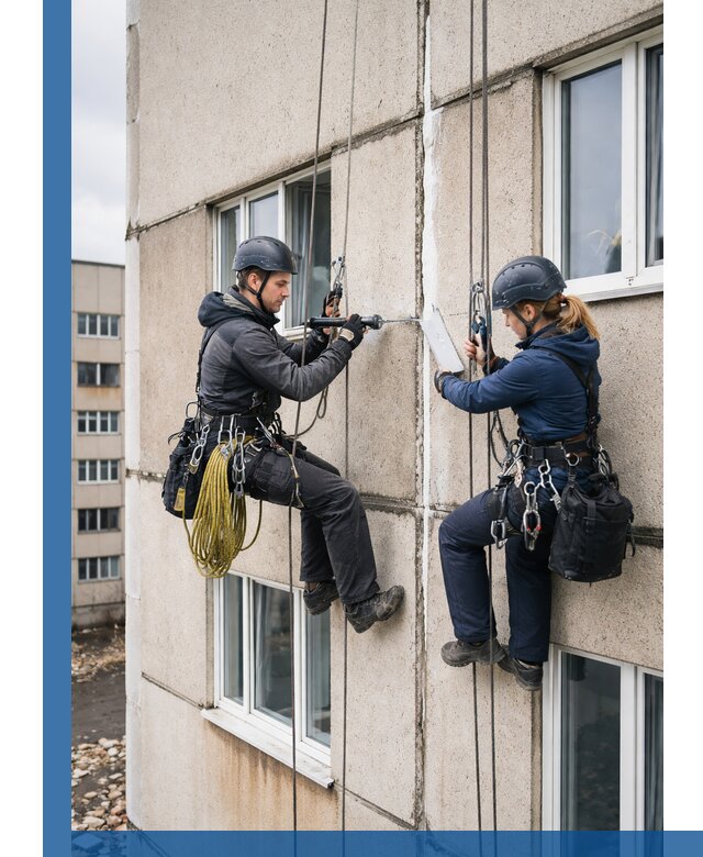 Герметизация межпанельных швов тёплым швом в Городце