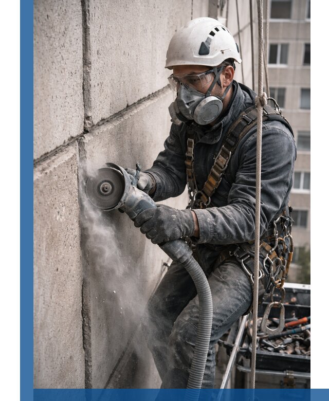 Штробление межпанельных швов в Городце качественно и быстро