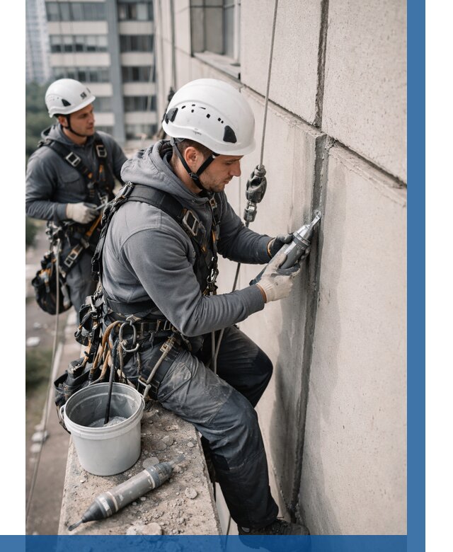 Ремонт деформационных швов здания в Городце от 1012 р. | ВЫСОТНИК-Грд