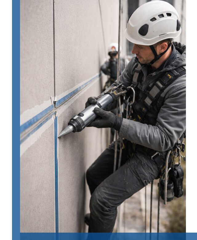 Герметизация стыков фасадных панелей в Городце качественно и быстро