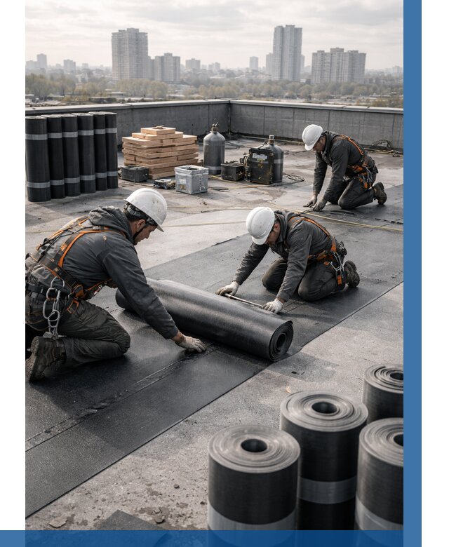 Монтаж мягкой кровли под ключ в Городце от 456 р. | ВЫСОТНИК-Грд