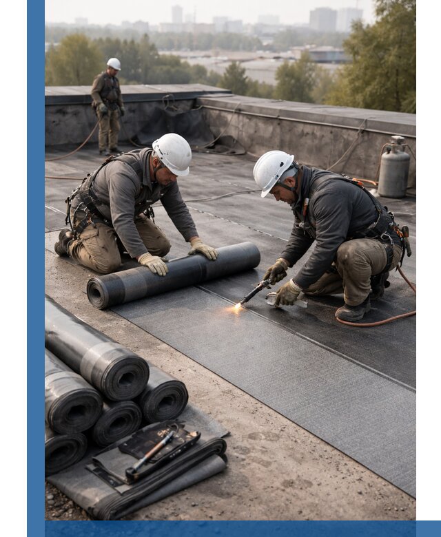 Монтаж мягкой кровли в Городце профессионально и надежно