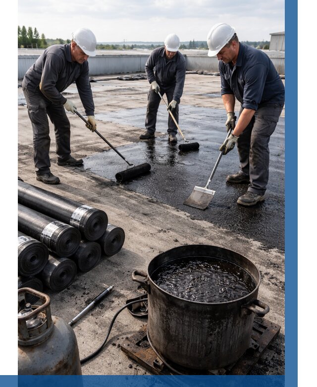 Гидроизоляция кровли мастикой в Городце от 607 р. | ВЫСОТНИК-Грд