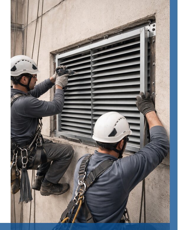 Монтаж вентиляционных решеток в Городце от 4555 р. | ВЫСОТНИК-Грд