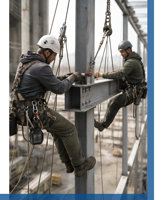 Монтаж металлоконструкций на высоте в Городце от 3543 р. | ВЫСОТНИК-Грд