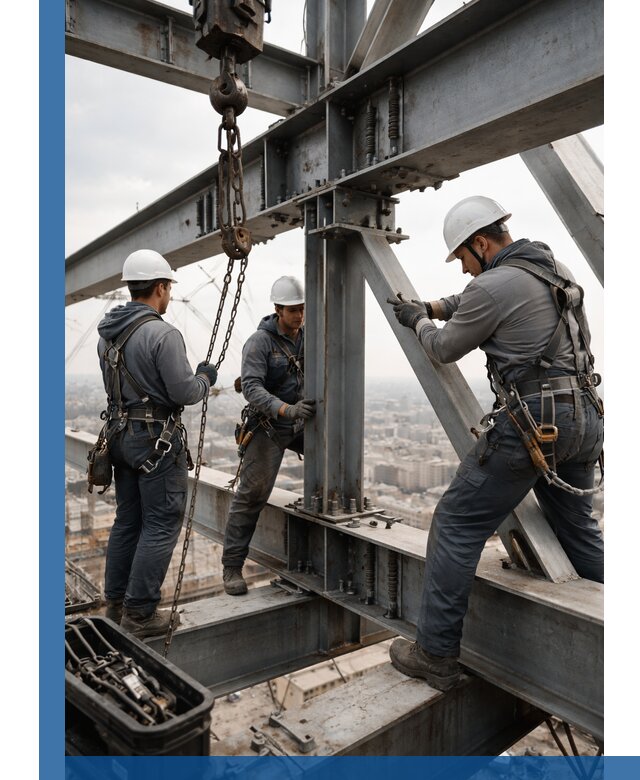 Профессиональный монтаж металлоконструкций на высоте в Городце