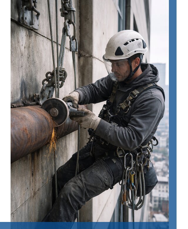 Резка металла на высоте в Городце по цене от 4555 р. | ВЫСОТНИК-Грд