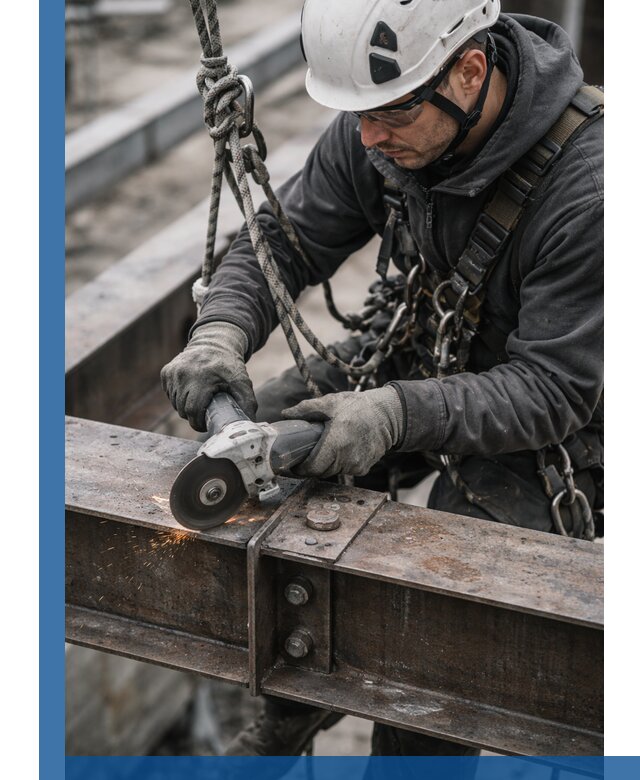 Резка металла на высоте в Городце для зданий и конструкций