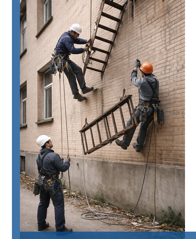 Демонтаж пожарной лестницы в Городце быстро и безопасно