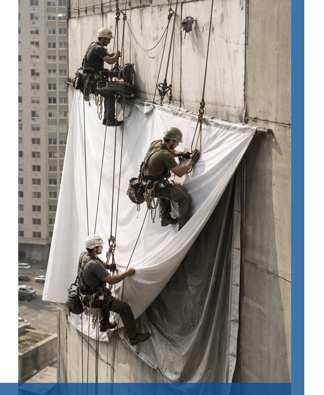 Замена баннерного полотна в Городце от 6580 р. | ВЫСОТНИК-Грд—заказать
