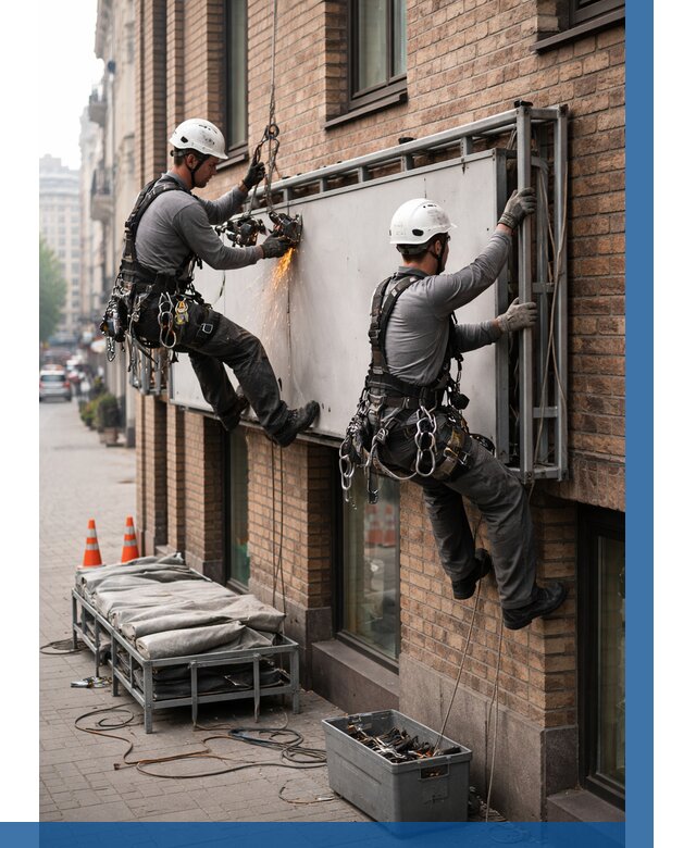 Демонтаж рекламной вывески в Городце от 6580 р. | ВЫСОТНИК-Грд