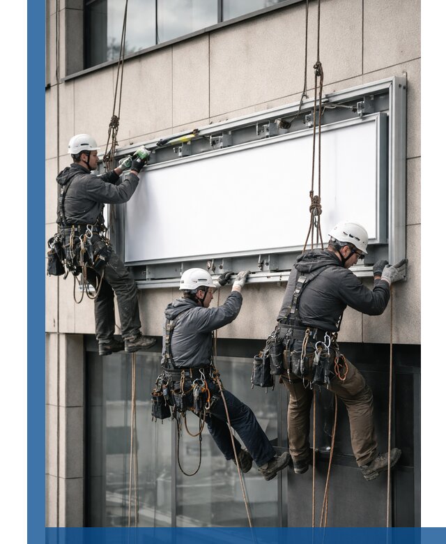 Профессиональный монтаж светового короба под ключ в Городце