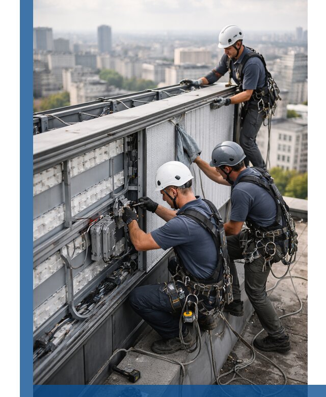 Профессиональное обслуживание крышной рекламы в Городце под ключ