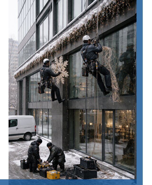 Демонтаж новогоднего оформления в Городце от 5568 р. | ВЫСОТНИК-Грд