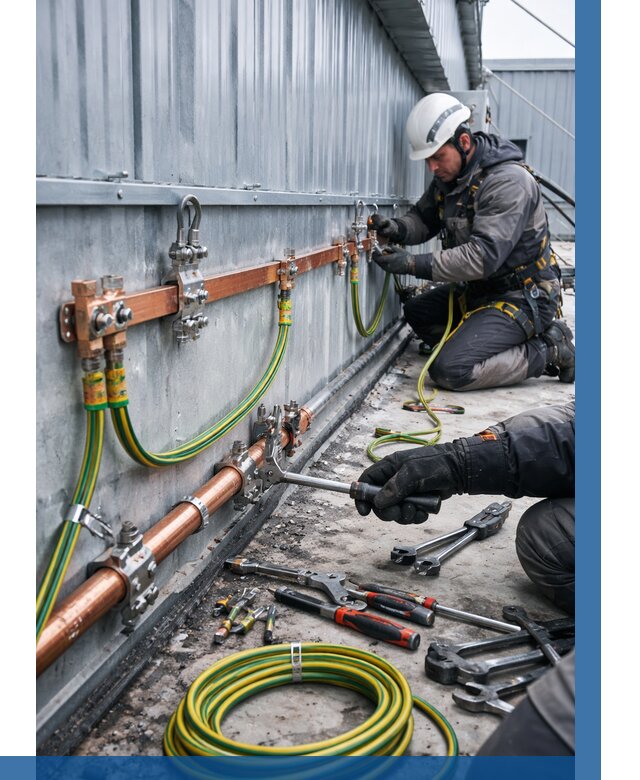 Монтаж заземления здания в Городце от 25308 р. | ВЫСОТНИК-Грд