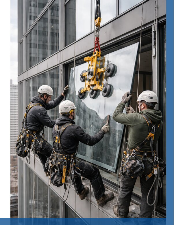 Фасадное остекление зданий под ключ в Городце от 10123 р. | ВЫСОТНИК-Грд