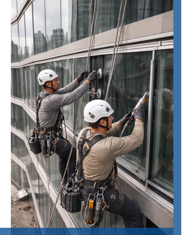Радиусное остекление фасада в Городце от 12148 р. | ВЫСОТНИК-Грд