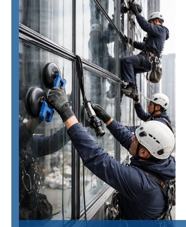 Радиусное остекление фасадов под ключ в Городце с гарантиями