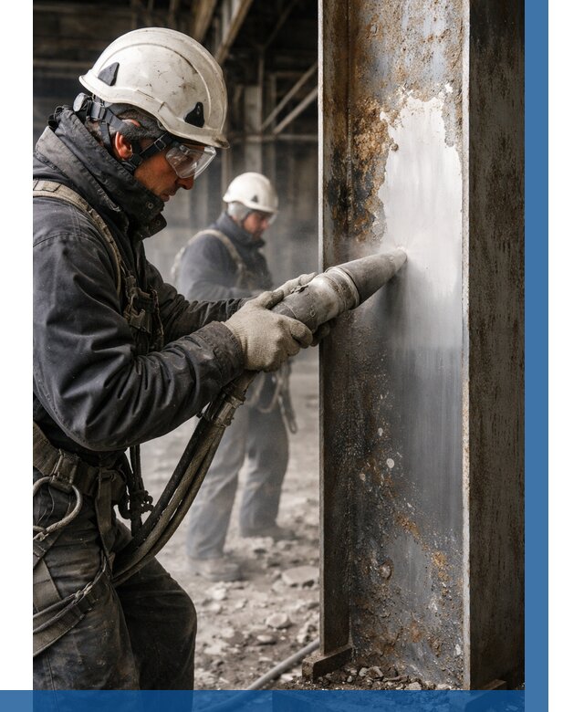 Удаление старой краски с металла в Городце от 456 р. | ВЫСОТНИК-Грд