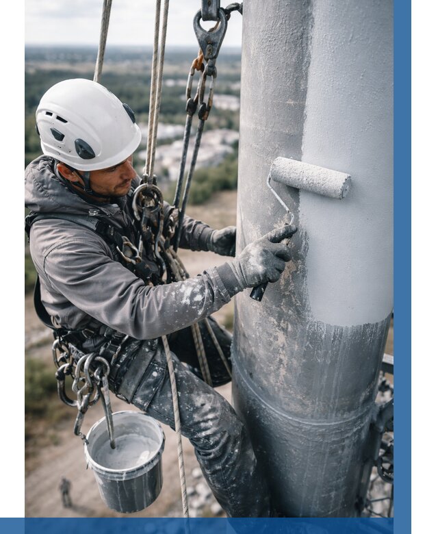 Покраска мачт связи под ключ в Городце от 860 р. | ВЫСОТНИК-Грд