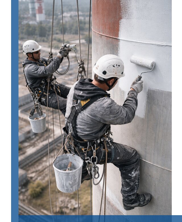 Покраска дымовых труб в Городце: антикоррозийная защита и восстановление