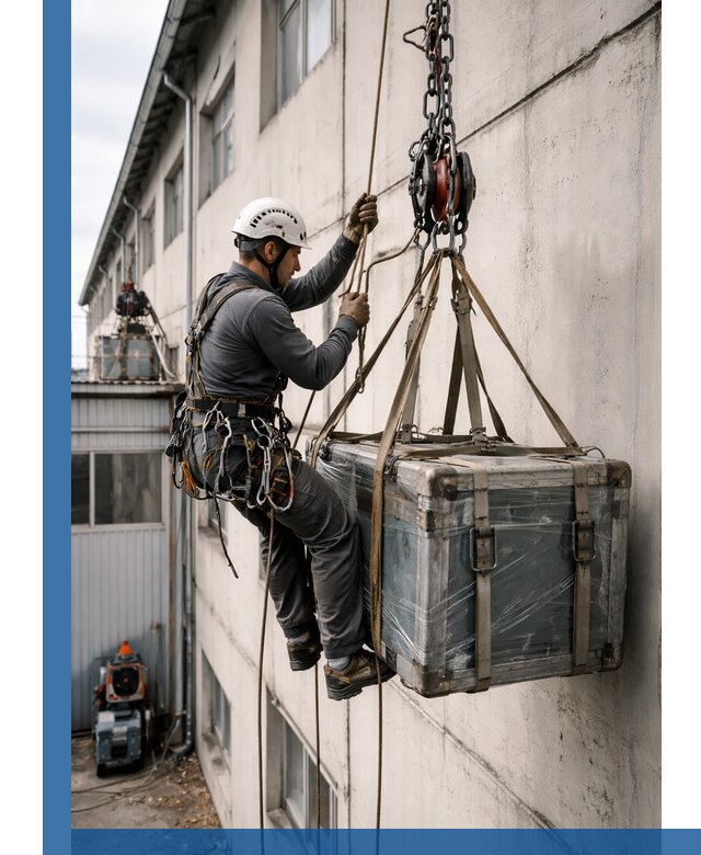 Подъем грузов на высоту в Городце для промышленных объектов