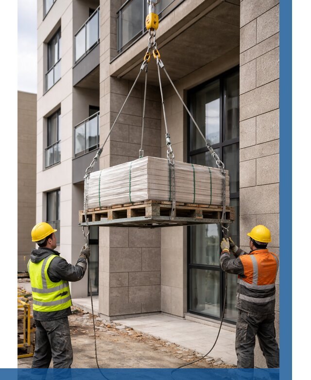 Подъем керамогранита на этаж в Городце от 3543 р. | ВЫСОТНИК-Грд