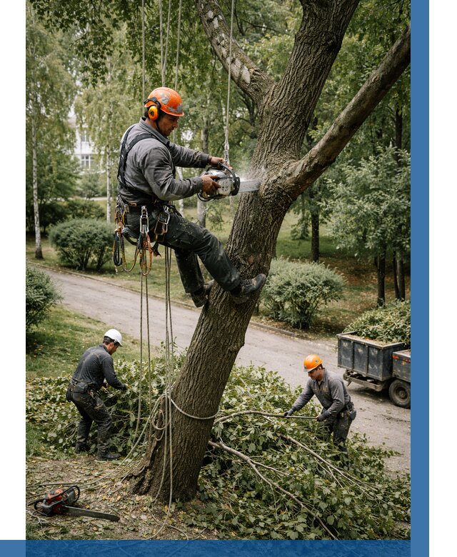 Кронирование деревьев в Городце от 6580 р. | ВЫСОТНИК-Грд