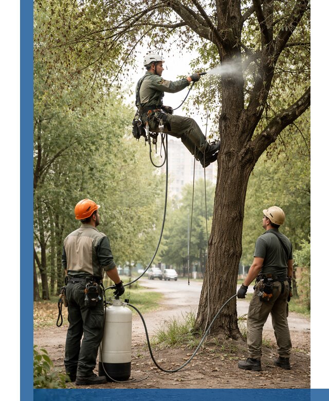 Обработка деревьев от вредителей в Городце профессиональная защита